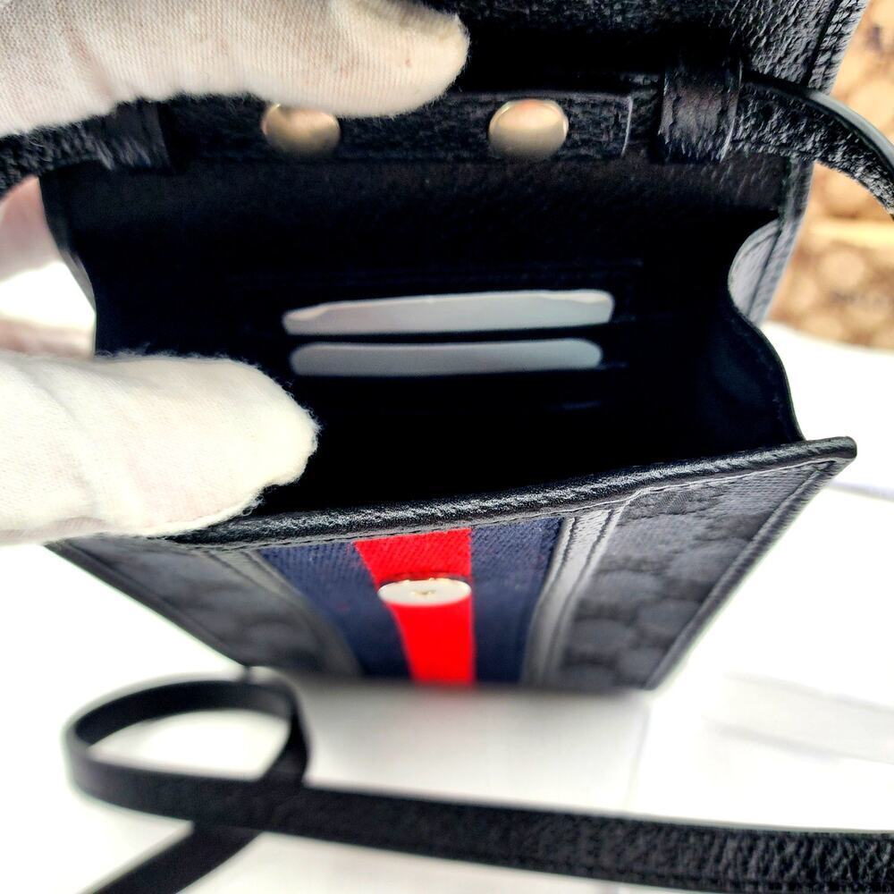 Balenciaga x Gucci The Hacker Project Street Style Crossbody Shoulder Bag Black - Picture 3 of 16